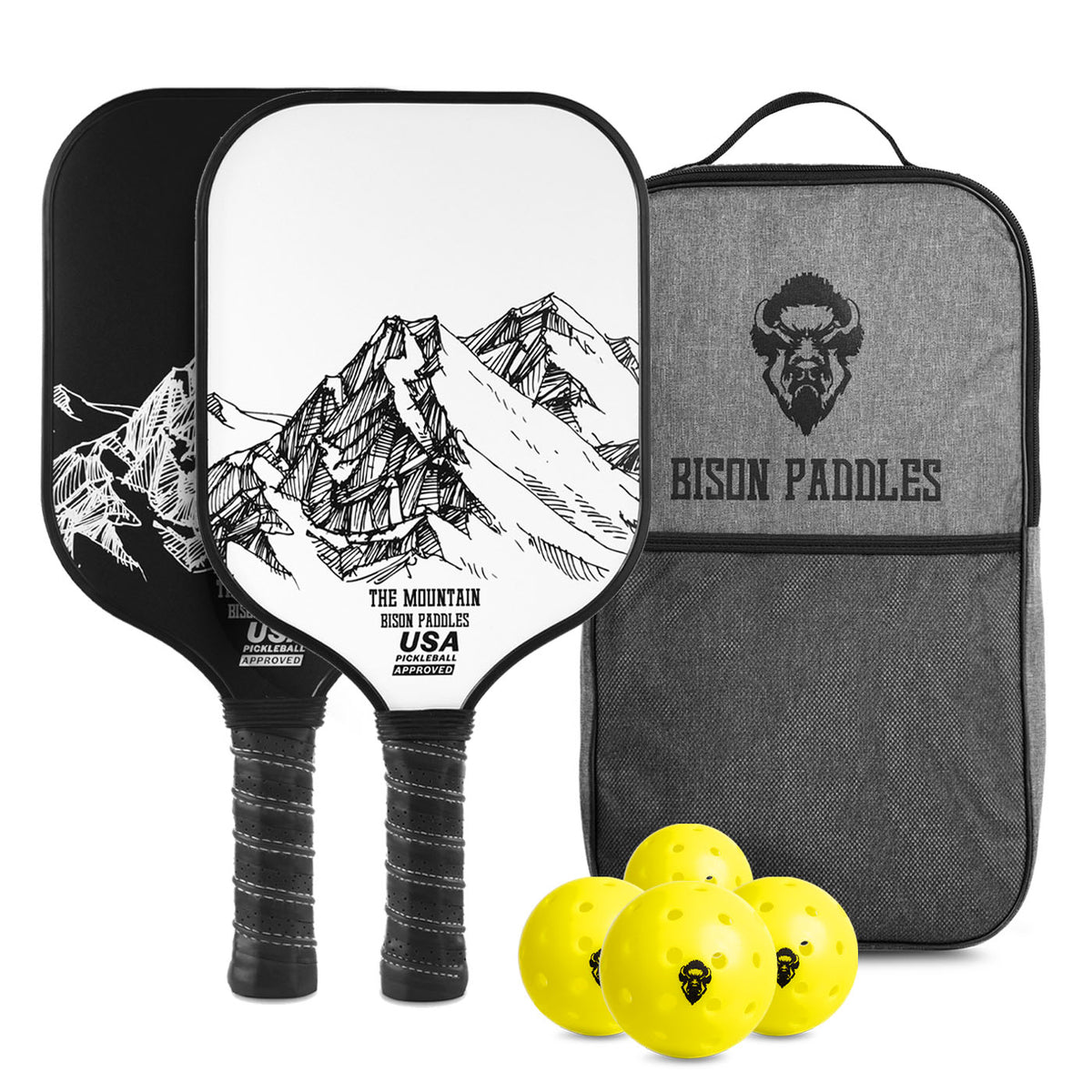 Bison Paddles | Premium Pickleball Paddle, Graphite Face, Polymer